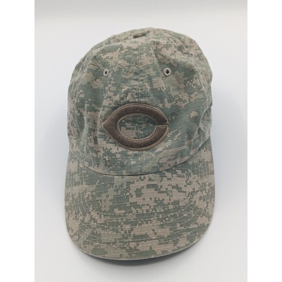 Cincinnati Reds Hat Cap Men One Size Digital Camo Military Troops MLB Baseball - Picture 2 of 9